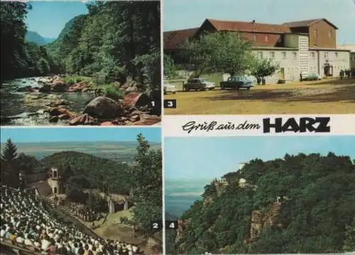 Harz - u.a. Blick zum Hexentanzplatz - ca. 1985