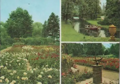 Wörlitz - Landschaftspark, u.a. Roseninsel mit Sonnenuhr - 1974