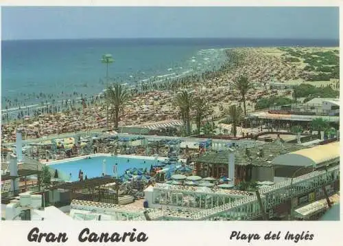 Spanien - Playa del Inglés - Spanien - Blick zum Strand