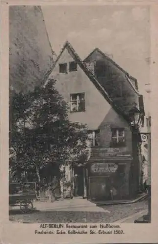 Berlin-Mitte, Restaurant Nußbaum - ca. 1950