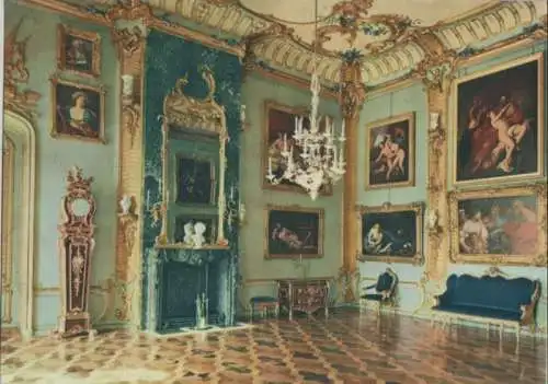 Potsdam, Sanssouci - Neues Palais, Blaue Kammer - 1982