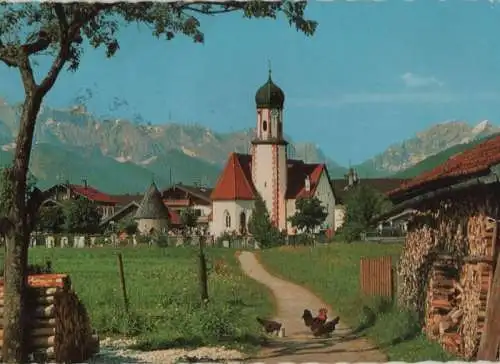 Wallgau - gegen Dreitorspitze - 1966