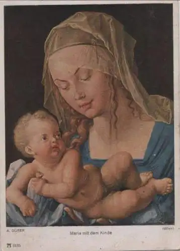 Dürer Maria mit dem Kinde