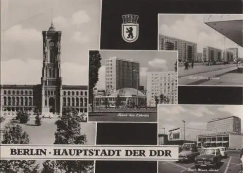 Berlin, Ostteil - u.a. Haus des Lehrers - 1967