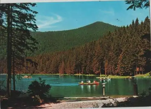 Arbersee - mit Booten