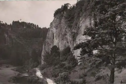 Fränkische Alb - beim Roten Fels im Pegnitztal - 1959