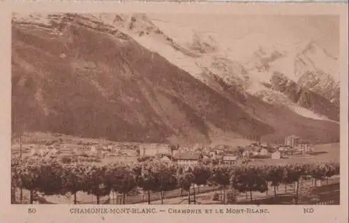 Frankreich - Frankreich - Chamonix-Mont-Blanc - Mont-Blanc - ca. 1935