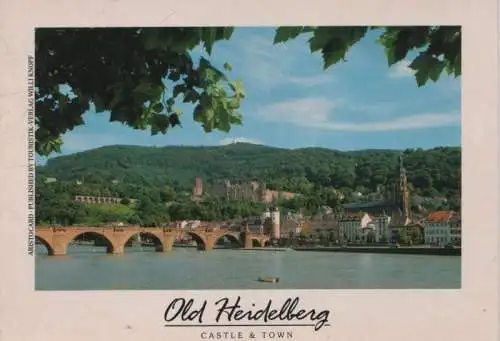 Heidelberg (Neckar) - Schloss und Stadt