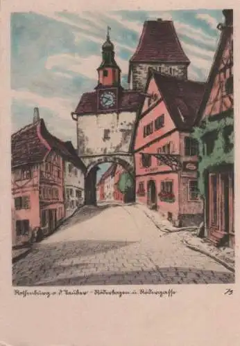 Rothenburg ob der Tauber - Röderbogen