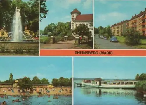 Rheinsberg - u.a. Freibad am Grienericksee - 1983