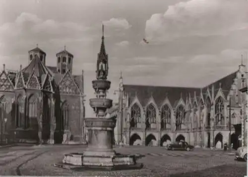 Braunschweig - Der Altstadtmarkt - ca. 1960