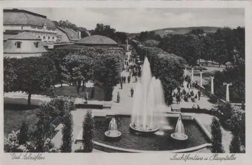 Bad Salzuflen - Leuchtfontäne - ca. 1950