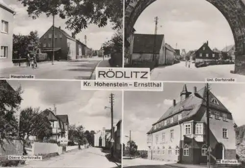 Lichtenstein-Rödlitz - u.a. Untere Dorfstraße - 1983