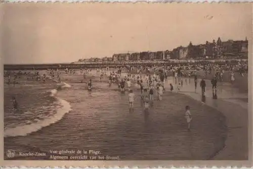 Belgien - Belgien - Knokke - Zoute - Plage - Strand - ca. 1935