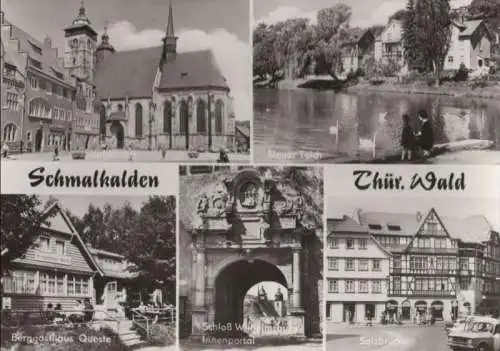 Schmalkalden - u.a. Wilhelmsburg, Innenportal - 1976