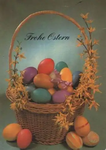 Frohe Ostern Eierkorb