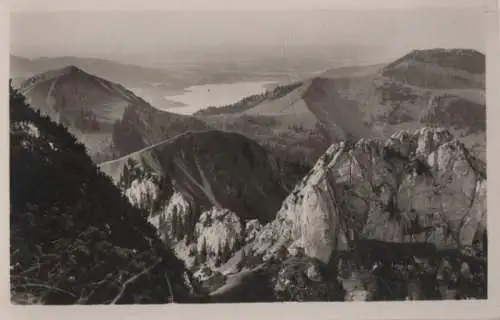 Tegernsee - Blick vom Risserkogel - ca. 1955