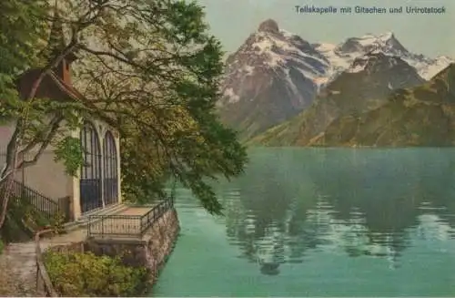 Schweiz - Sisikon - Tellskapelle - Schweiz - mit Glitschen