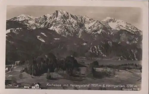 Kochelsee - mit Heimgarten - ca. 1955