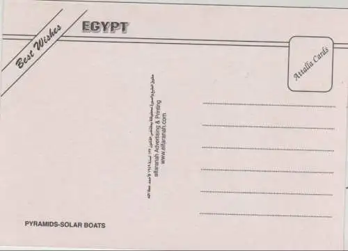 Ägypten - Sonstiges - Ägypten - Pyramids - Solar Boats