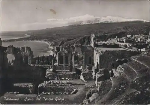 Italien - Italien - Taormina - Scena del Teatro Greco - 1954