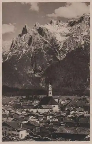 Mittenwald - mit Karwendelgebirge - ca. 1955