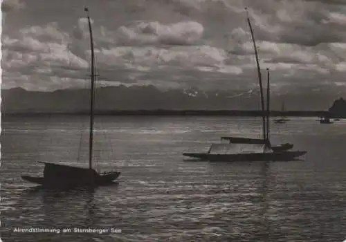 Abendstimmung am Starnberger See - ca. 1955