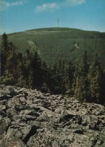 Fichtelgebirge - Ausblick vom Schneeberg - ca. 1985