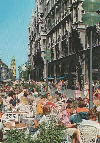 München - Fußgängerzone am Rathaus - 1980