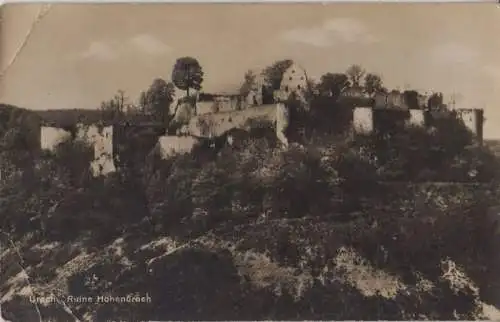 Bad Urach - Ruine Hohenurach - ca. 1950