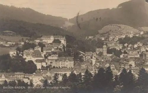 Baden-Baden - Blick von der Stourdza-Kapelle