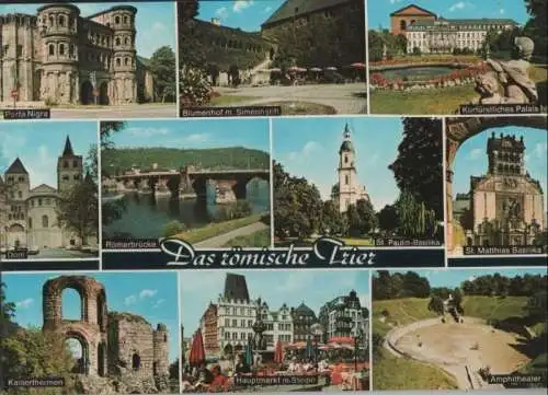 Trier - u.a. Kaiserthermen - 1976