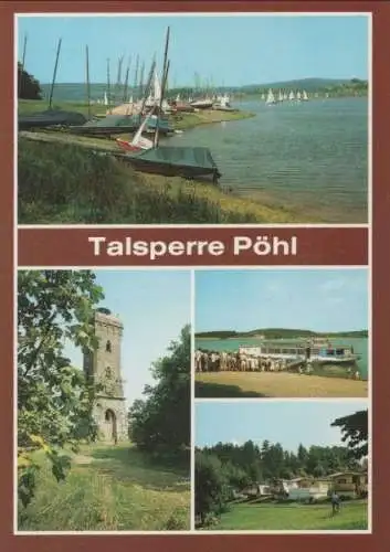 Talsperre Pöhl - u.a. Bungalows am Gunzenberg - 1990