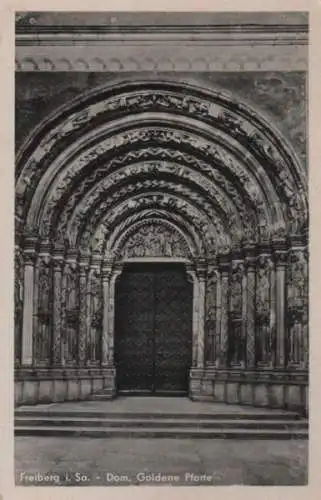 Freiberg - Dom, Goldene Pforte - 1957