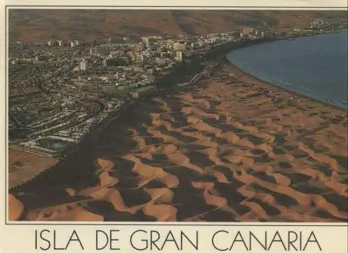 Spanien - Playa del Inglés - Spanien - Sand und Stadt