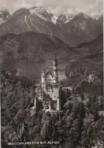 Schwangau Neuschwanstein - mit Alpsee - 1956