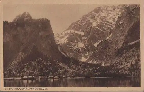 Königssee - St. Bartholomä - ca. 1950