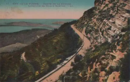 Frankreich - Frankreich - La Turbie - Route de la Grande Corniche - 1926