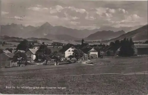 Oy - mit den Füssener Bergen - ca. 1955