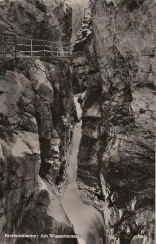 Breitachklamm - Am Wassermesser - 1959