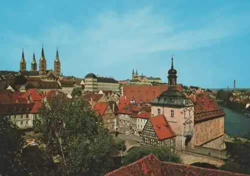 Bamberg - Blick auf Altstadt - ca. 1995