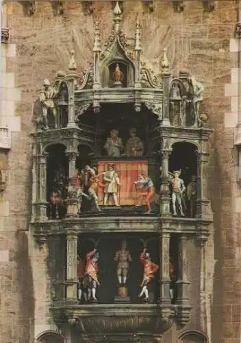 München - Glockenspiel am Rathaus - ca. 1985