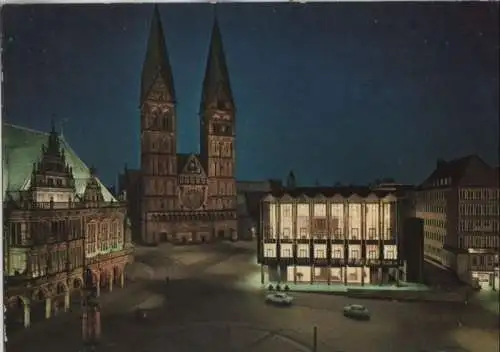 Bremen - Rathaus, Dom und Haus der Bürgerschaft