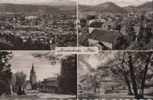 Friedrichroda - 4 Teilbilder - ca. 1960