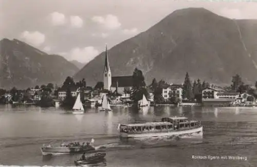 Rottach-Egern - Rottach Egern mit Wallberg - ca. 1955