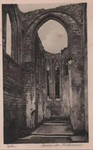 Kurort Oybin - Inneres der Kirchenruine - 1926