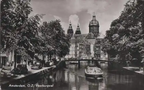 Niederlande - Niederlande - Amsterdam - Voorburgwal - ca. 1960