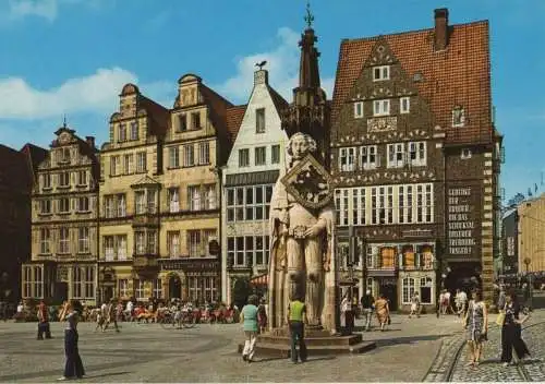 Ense-Bremen - Marktplatz mit Roland