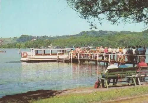 Buckow - Anlegestelle am Schermützelsee - 1982