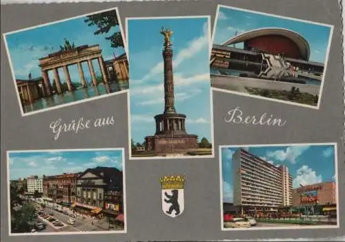 Berlin, Westteil - 5 Teilbilder - 1962